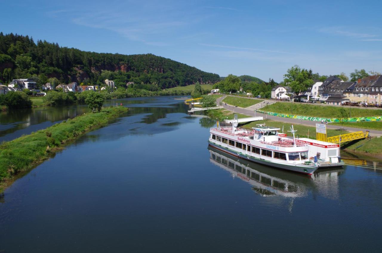 Wohnen Am Trierer Moselufer Apartment Bagian luar foto