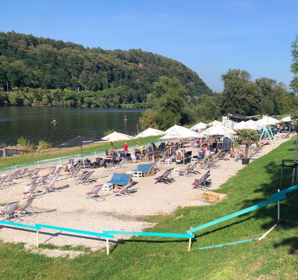 Wohnen Am Trierer Moselufer Apartment Bagian luar foto